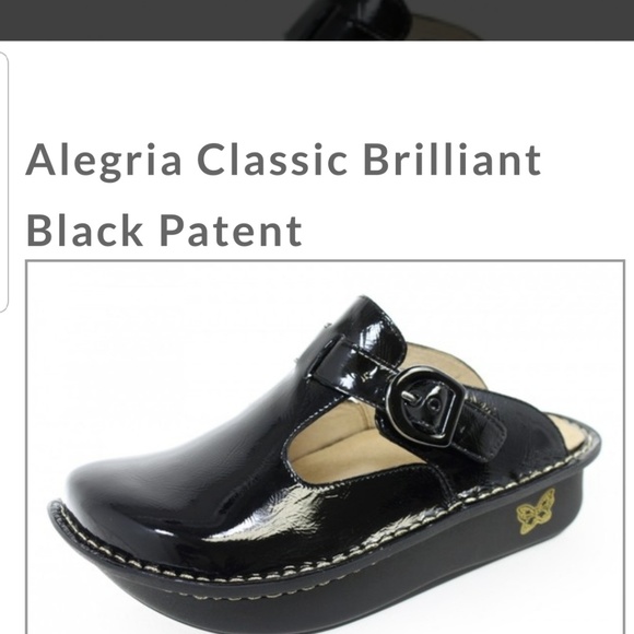 alegria open back clogs